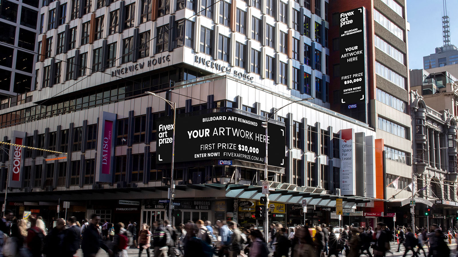 Fivex Art Prize challenges Australian artists to reimagine billboard art