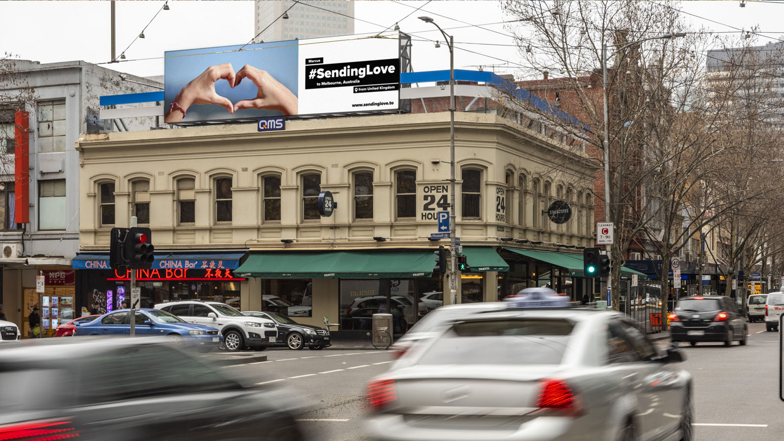 Worlds largest user generated Digtial Billboard Campaign #SendingLove