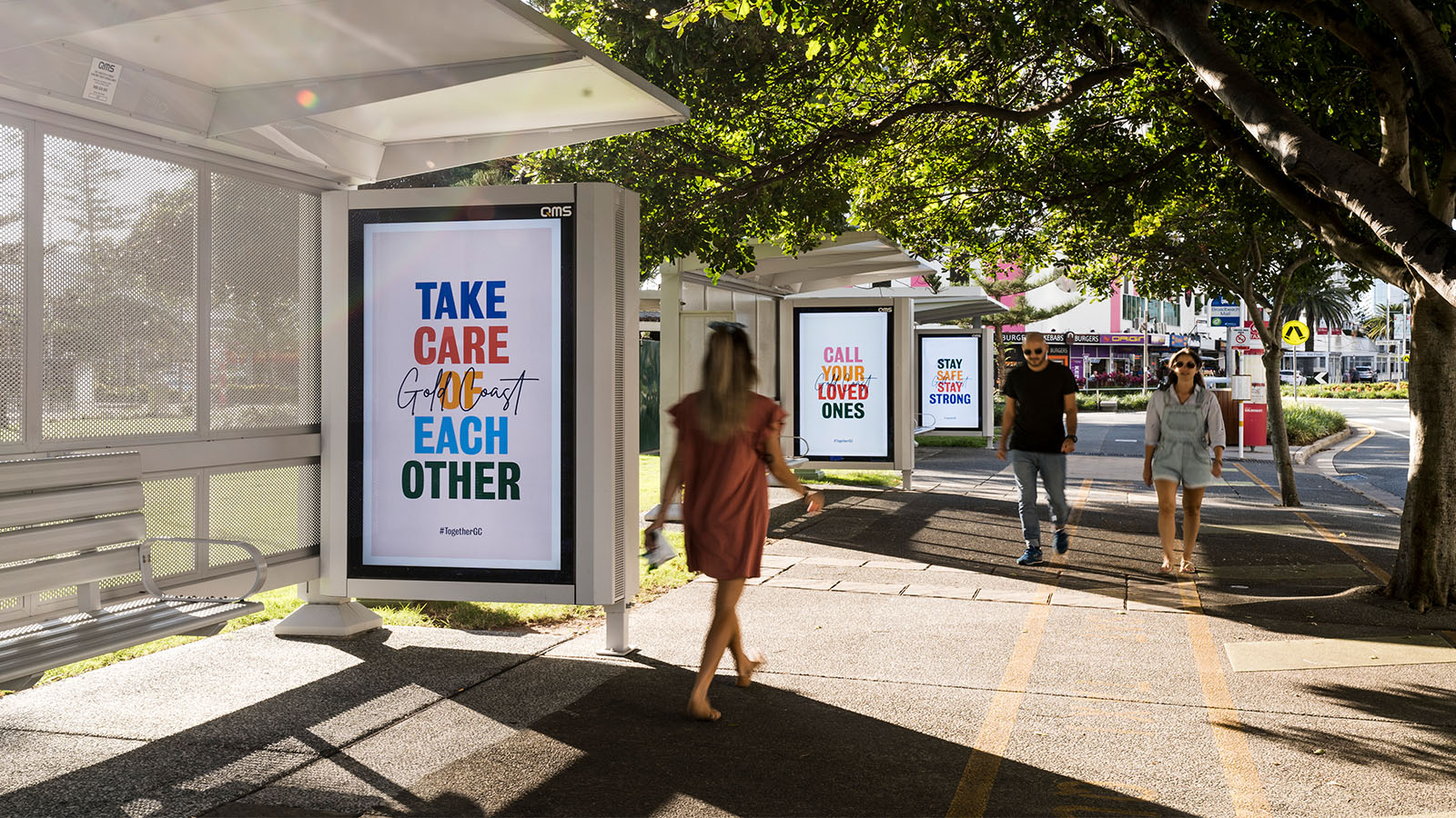 Gold Coast Creative agency delivers Positive COVID-19 Digital Billboard